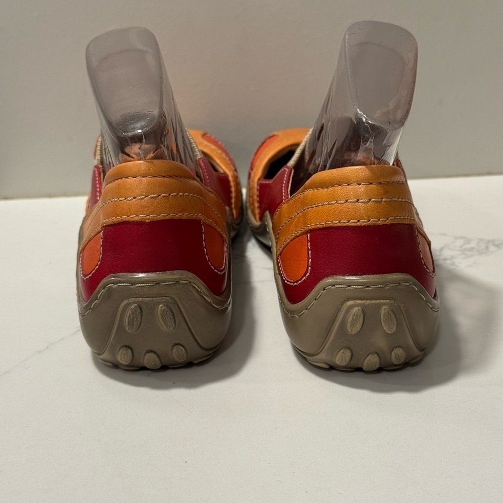 Josef Seibel - The European Comfort Shoe Women's Red and Orange -Maryjane’s - Picture 5 of 11